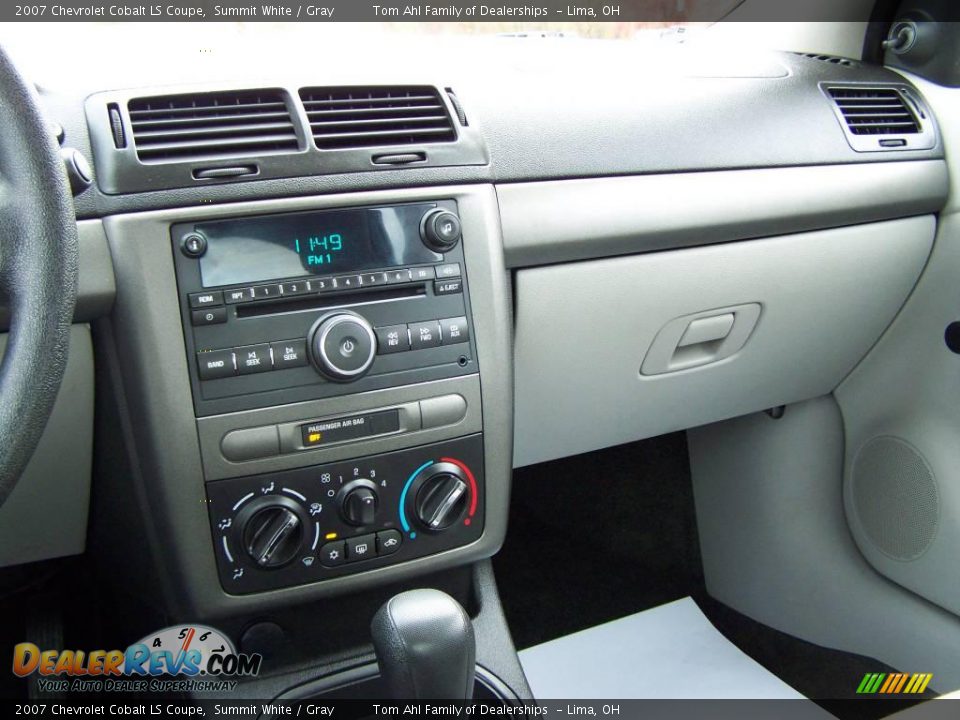 2007 Chevrolet Cobalt LS Coupe Summit White / Gray Photo #14