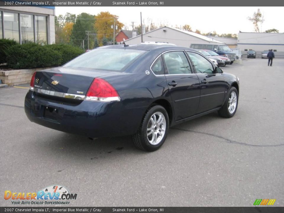 2007 Chevrolet Impala LT Imperial Blue Metallic / Gray Photo #4