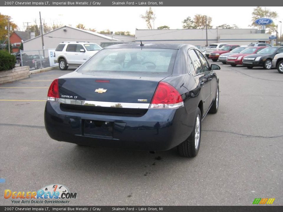 2007 Chevrolet Impala LT Imperial Blue Metallic / Gray Photo #5