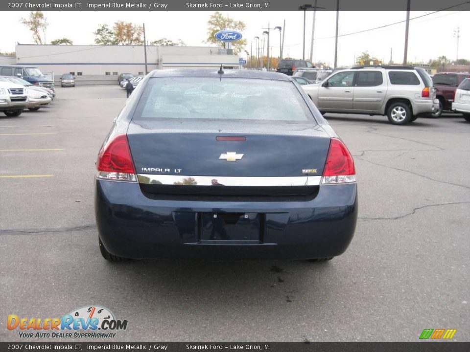 2007 Chevrolet Impala LT Imperial Blue Metallic / Gray Photo #6