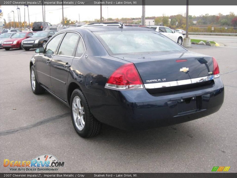 2007 Chevrolet Impala LT Imperial Blue Metallic / Gray Photo #7