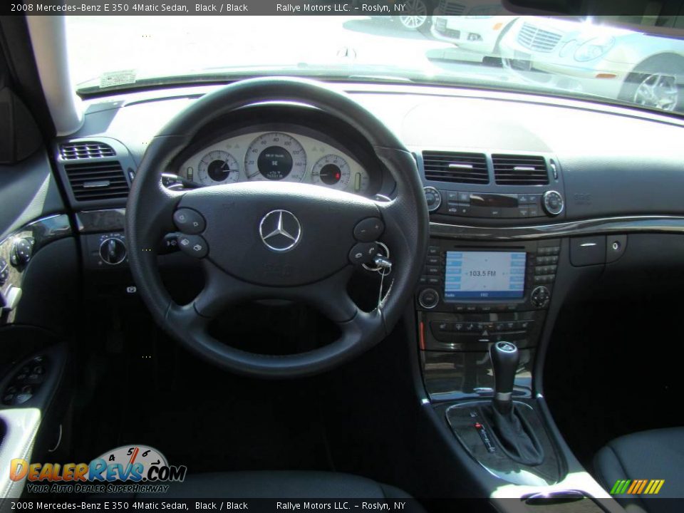 2008 Mercedes-Benz E 350 4Matic Sedan Black / Black Photo #11