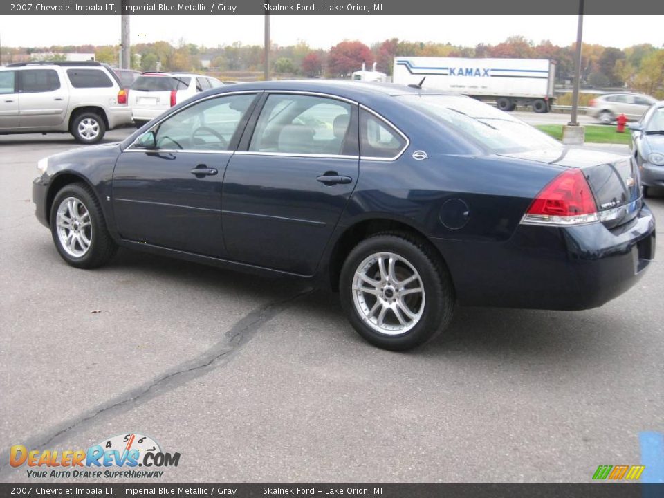 2007 Chevrolet Impala LT Imperial Blue Metallic / Gray Photo #8