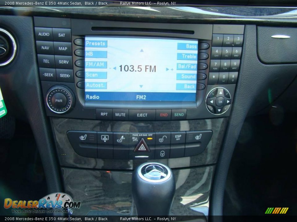 2008 Mercedes-Benz E 350 4Matic Sedan Black / Black Photo #13