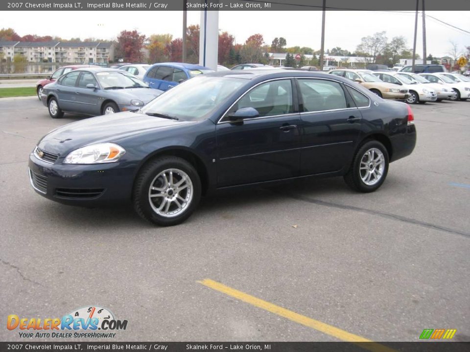 2007 Chevrolet Impala LT Imperial Blue Metallic / Gray Photo #11