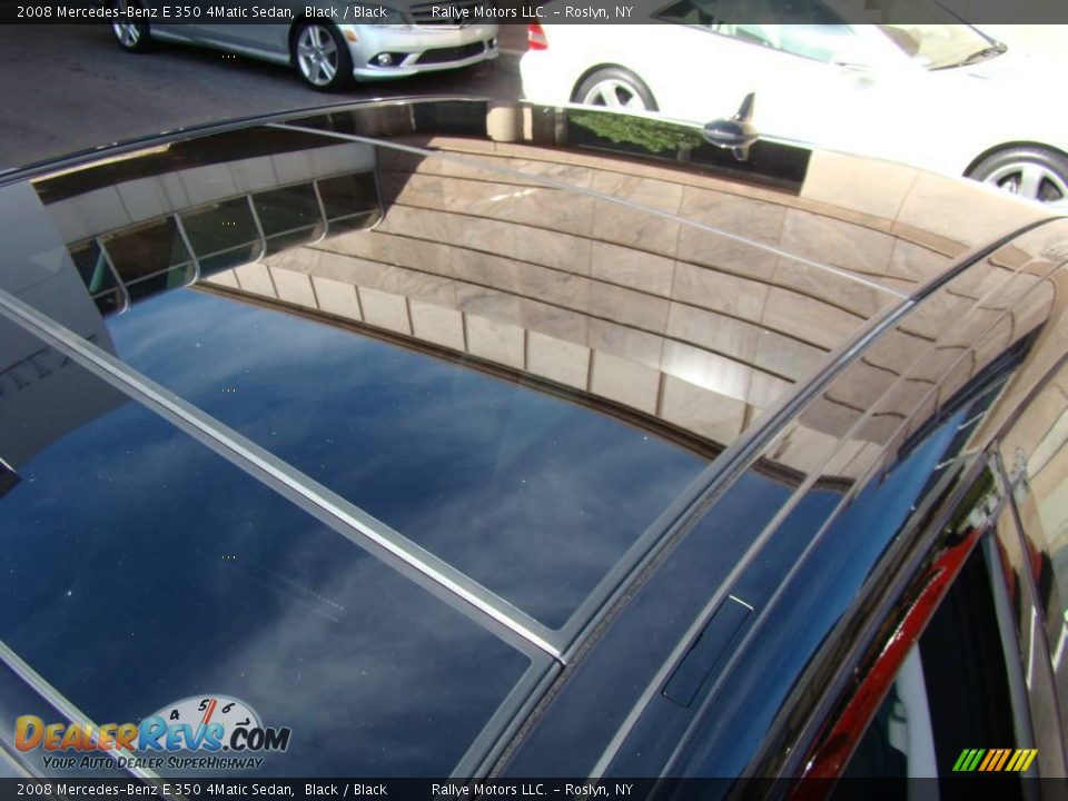 2008 Mercedes-Benz E 350 4Matic Sedan Black / Black Photo #14