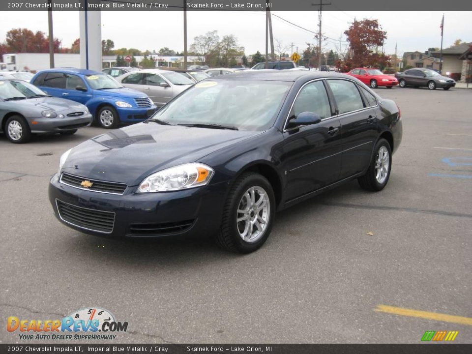 2007 Chevrolet Impala LT Imperial Blue Metallic / Gray Photo #12
