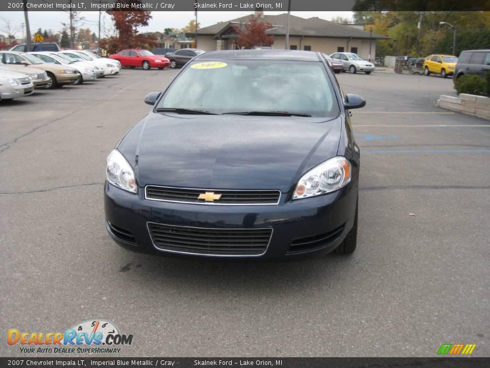 2007 Chevrolet Impala LT Imperial Blue Metallic / Gray Photo #13