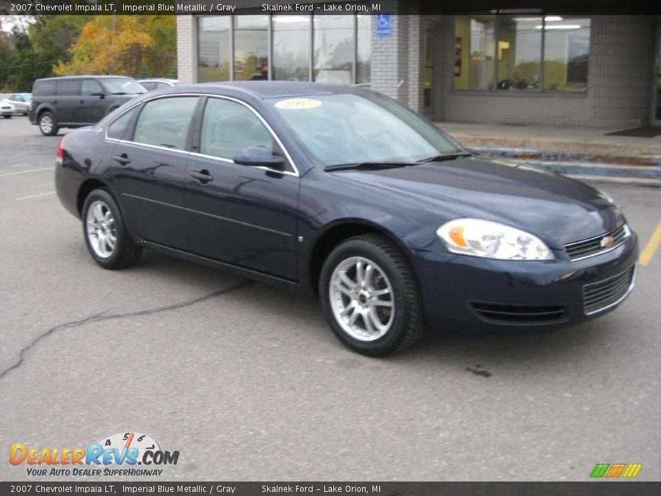 2007 Chevrolet Impala LT Imperial Blue Metallic / Gray Photo #15