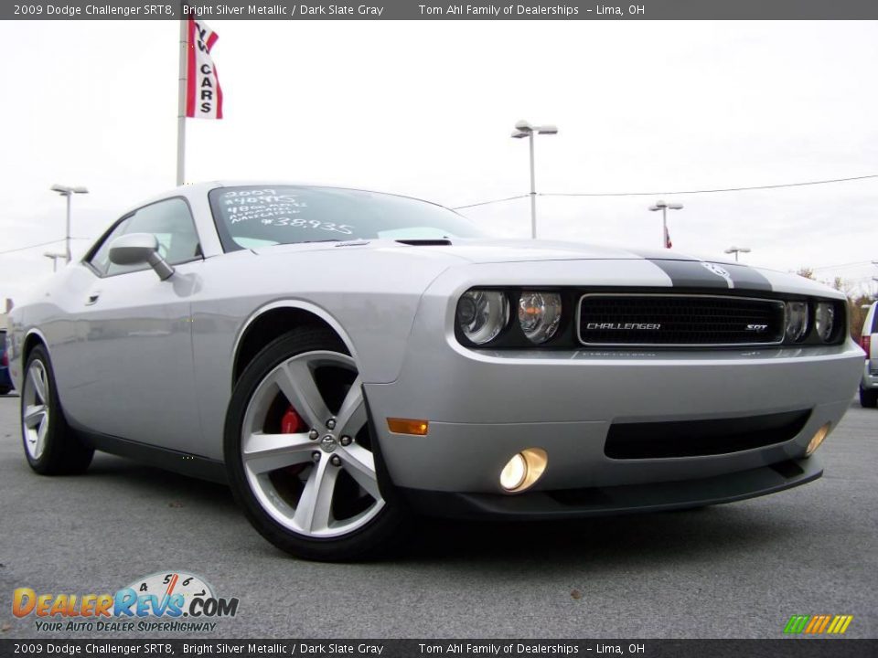 2009 Dodge Challenger SRT8 Bright Silver Metallic / Dark Slate Gray Photo #1