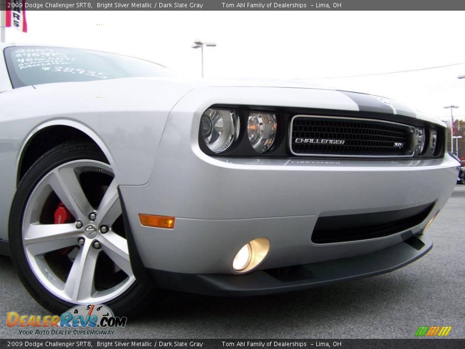 2009 Dodge Challenger SRT8 Bright Silver Metallic / Dark Slate Gray Photo #2