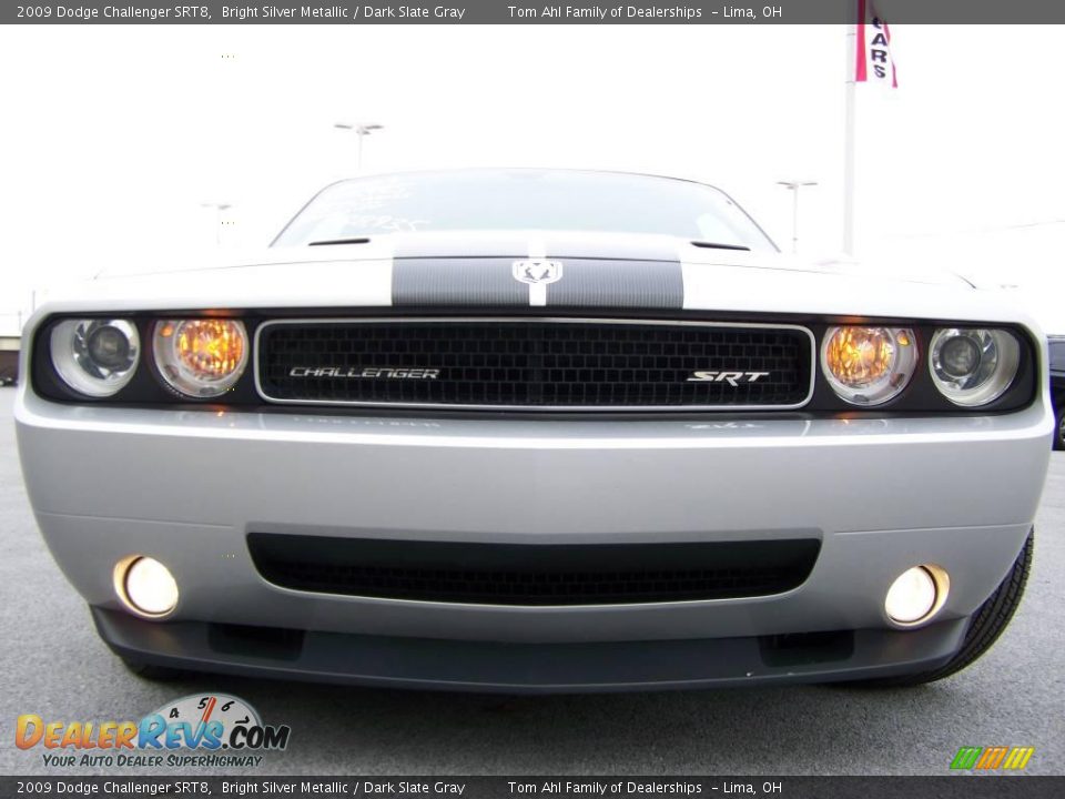 2009 Dodge Challenger SRT8 Bright Silver Metallic / Dark Slate Gray Photo #3
