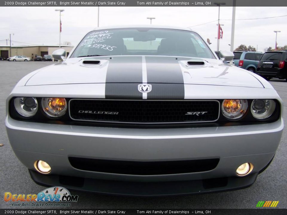 2009 Dodge Challenger SRT8 Bright Silver Metallic / Dark Slate Gray Photo #4