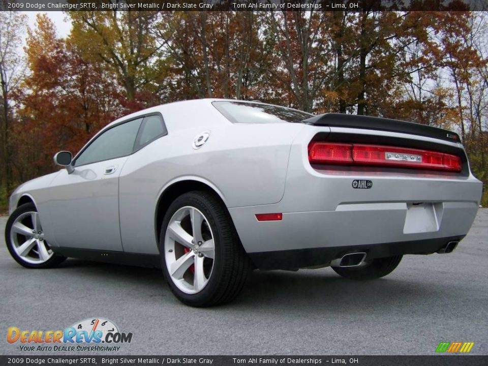 2009 Dodge Challenger SRT8 Bright Silver Metallic / Dark Slate Gray Photo #5