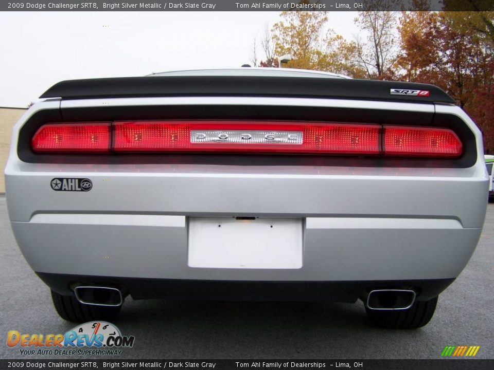 2009 Dodge Challenger SRT8 Bright Silver Metallic / Dark Slate Gray Photo #7
