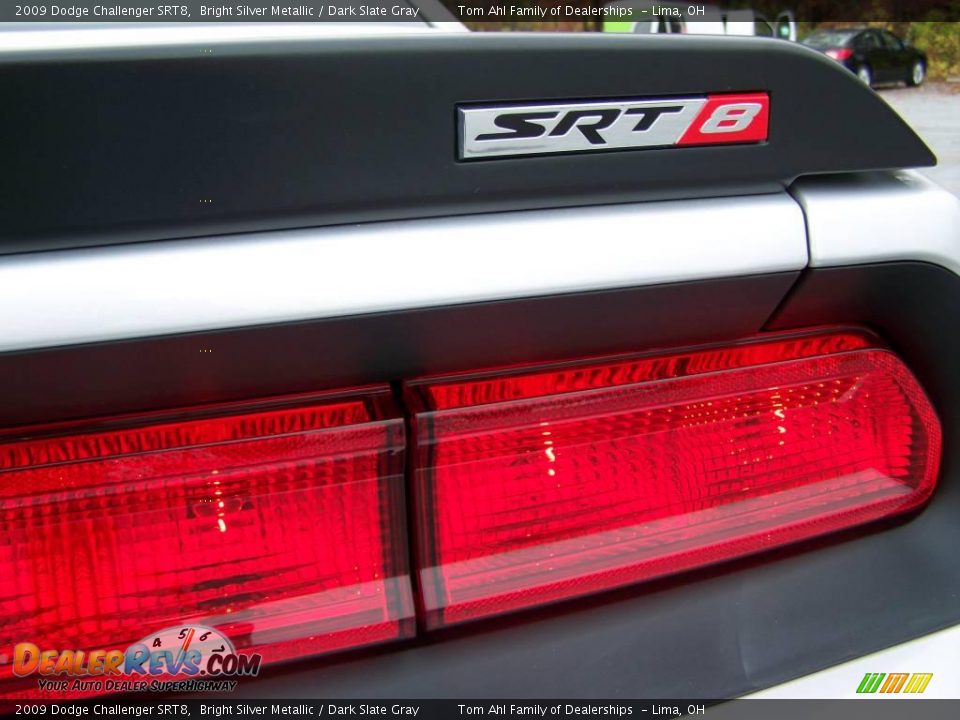2009 Dodge Challenger SRT8 Bright Silver Metallic / Dark Slate Gray Photo #8