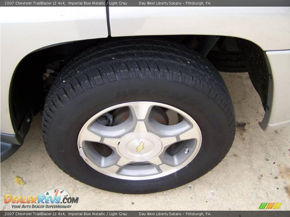 2007 Chevrolet TrailBlazer LS 4x4 Imperial Blue Metallic / Light Gray Photo #19