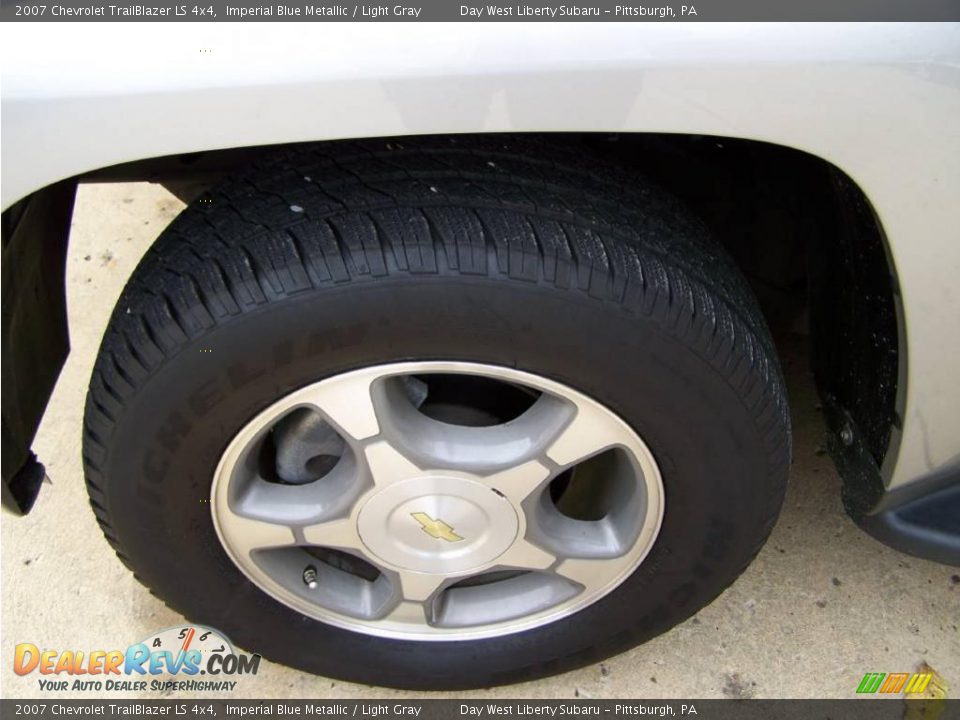 2007 Chevrolet TrailBlazer LS 4x4 Imperial Blue Metallic / Light Gray Photo #20