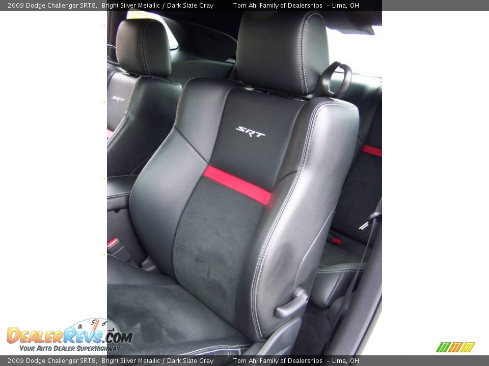 2009 Dodge Challenger SRT8 Bright Silver Metallic / Dark Slate Gray Photo #12