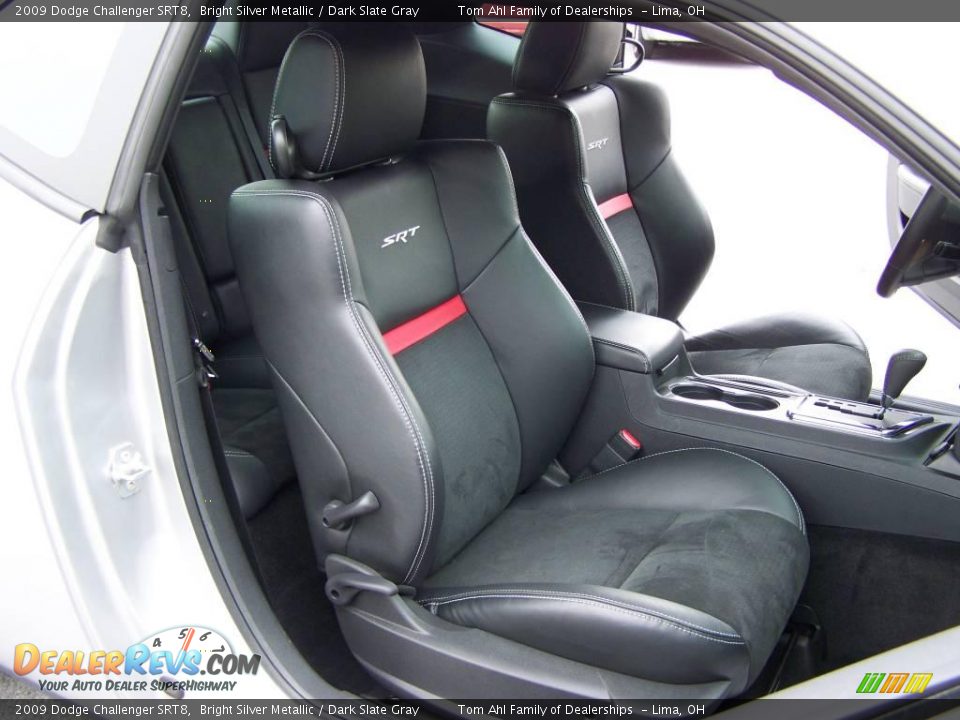 2009 Dodge Challenger SRT8 Bright Silver Metallic / Dark Slate Gray Photo #13