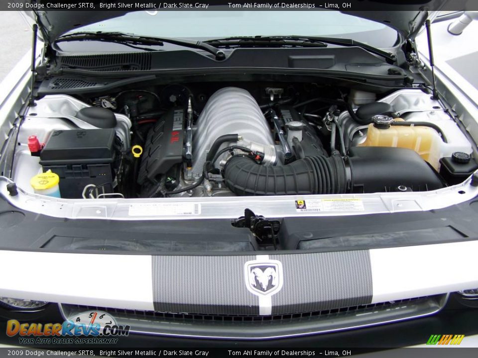 2009 Dodge Challenger SRT8 Bright Silver Metallic / Dark Slate Gray Photo #16