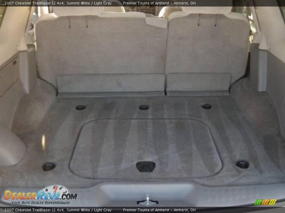 2007 Chevrolet TrailBlazer LS 4x4 Summit White / Light Gray Photo #13