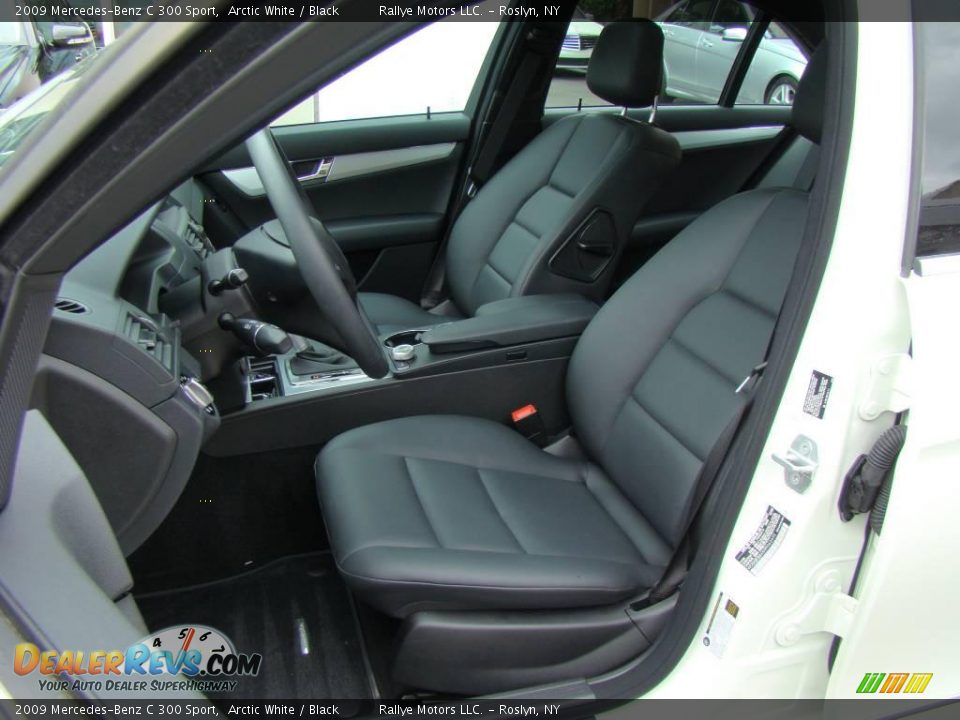2009 Mercedes-Benz C 300 Sport Arctic White / Black Photo #8