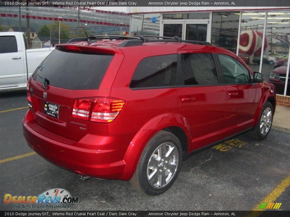 2010 Dodge Journey SXT Inferno Red Crystal Pearl Coat / Dark Slate Gray Photo #2
