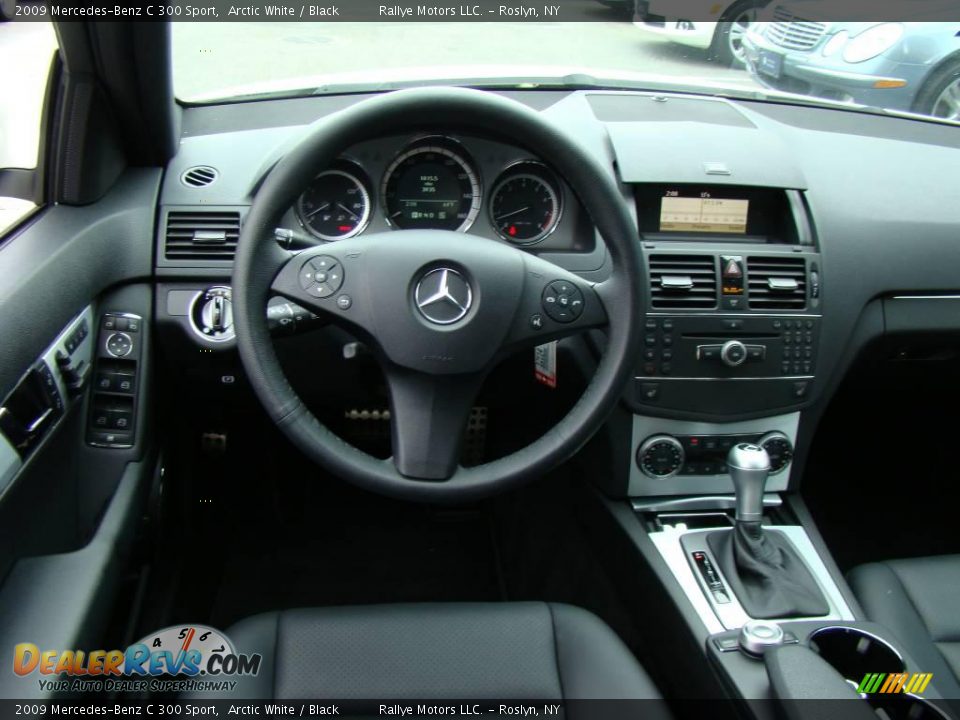 2009 Mercedes-Benz C 300 Sport Arctic White / Black Photo #11