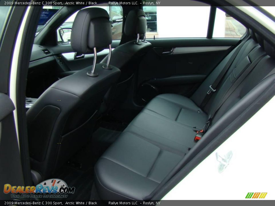 2009 Mercedes-Benz C 300 Sport Arctic White / Black Photo #12