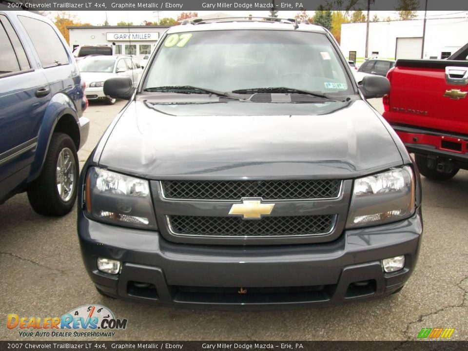 2007 Chevrolet TrailBlazer LT 4x4 Graphite Metallic / Ebony Photo #7