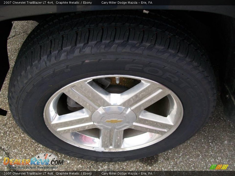 2007 Chevrolet TrailBlazer LT 4x4 Graphite Metallic / Ebony Photo #8