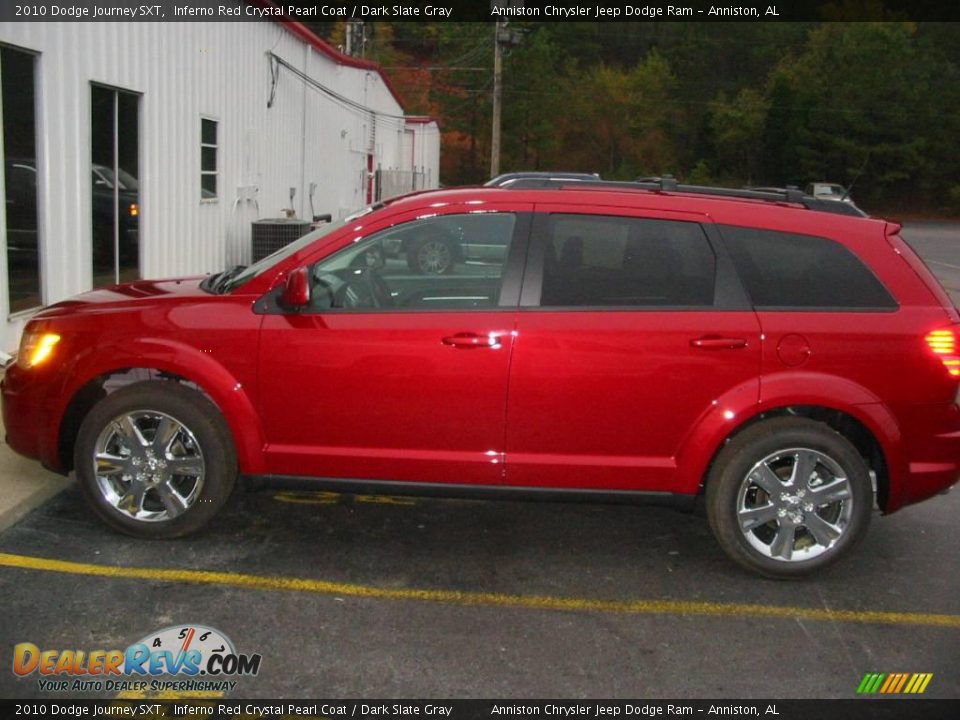 2010 Dodge Journey SXT Inferno Red Crystal Pearl Coat / Dark Slate Gray Photo #9