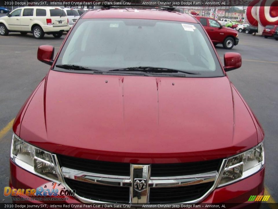2010 Dodge Journey SXT Inferno Red Crystal Pearl Coat / Dark Slate Gray Photo #10