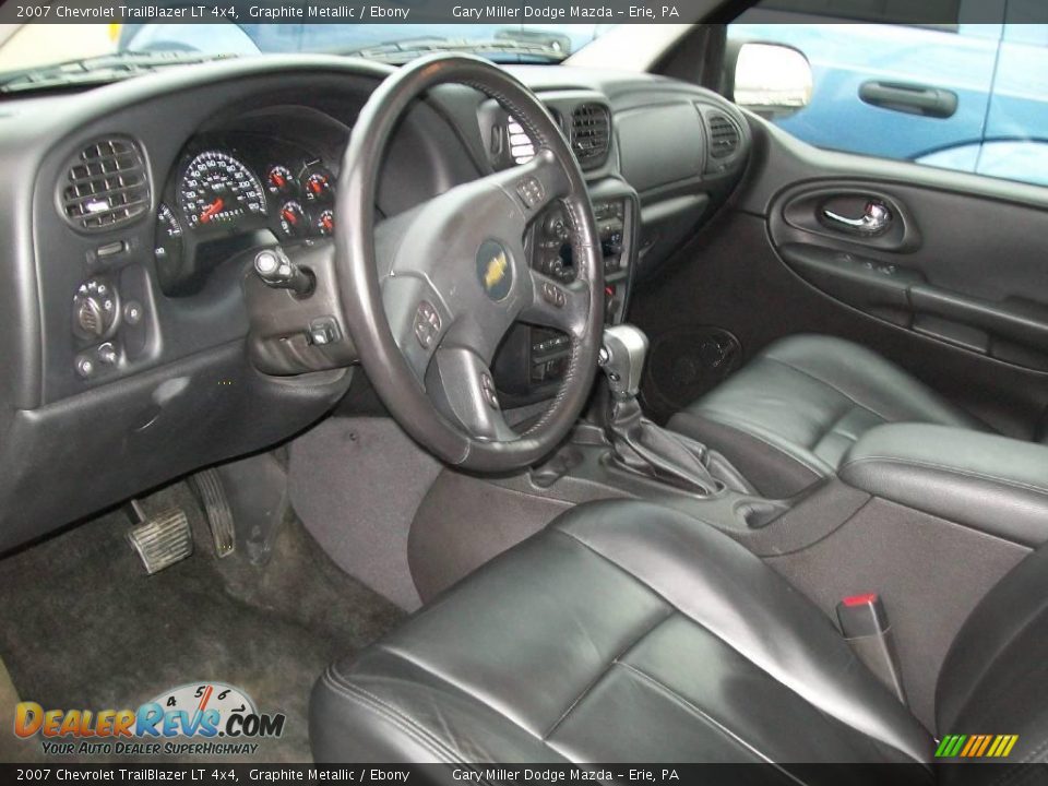 2007 Chevrolet TrailBlazer LT 4x4 Graphite Metallic / Ebony Photo #11