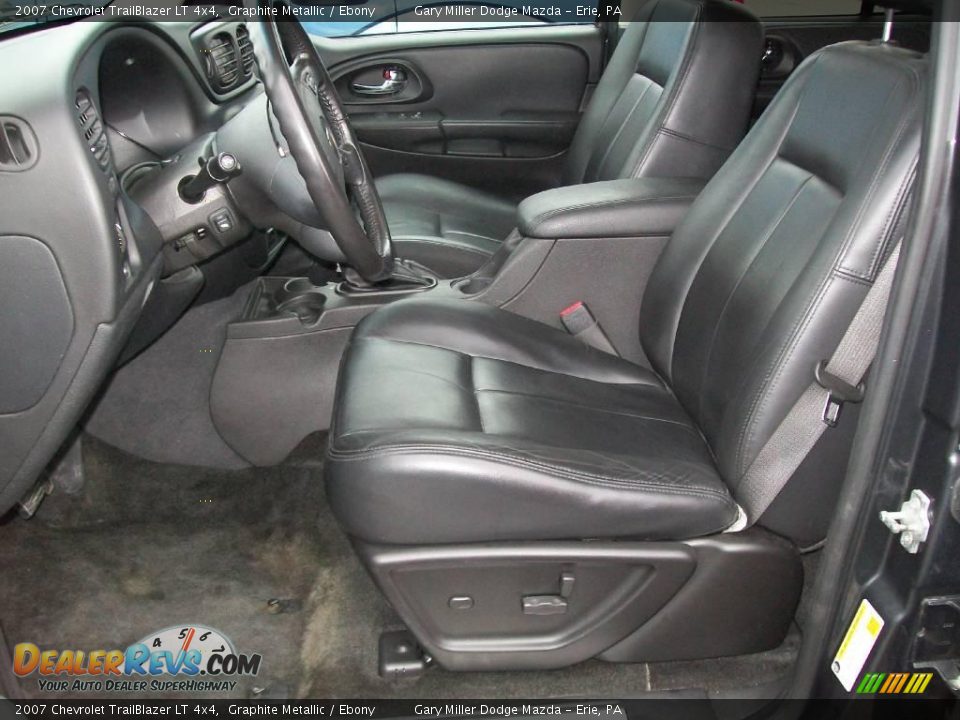 2007 Chevrolet TrailBlazer LT 4x4 Graphite Metallic / Ebony Photo #12