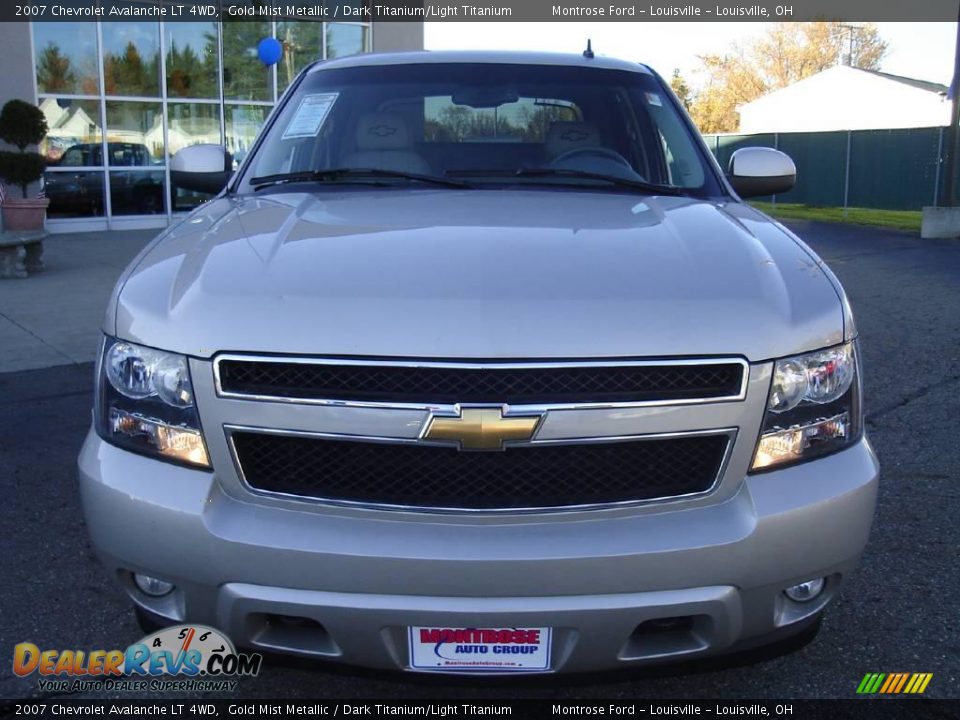 2007 Chevrolet Avalanche LT 4WD Gold Mist Metallic / Dark Titanium/Light Titanium Photo #8