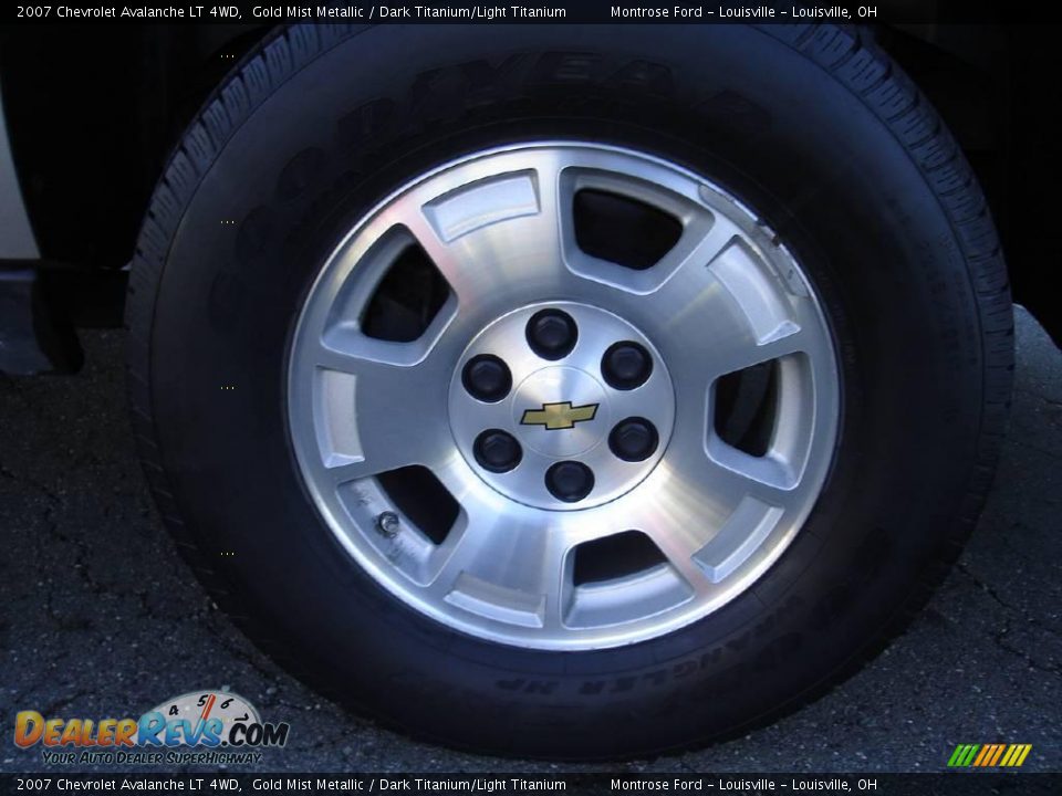 2007 Chevrolet Avalanche LT 4WD Gold Mist Metallic / Dark Titanium/Light Titanium Photo #11