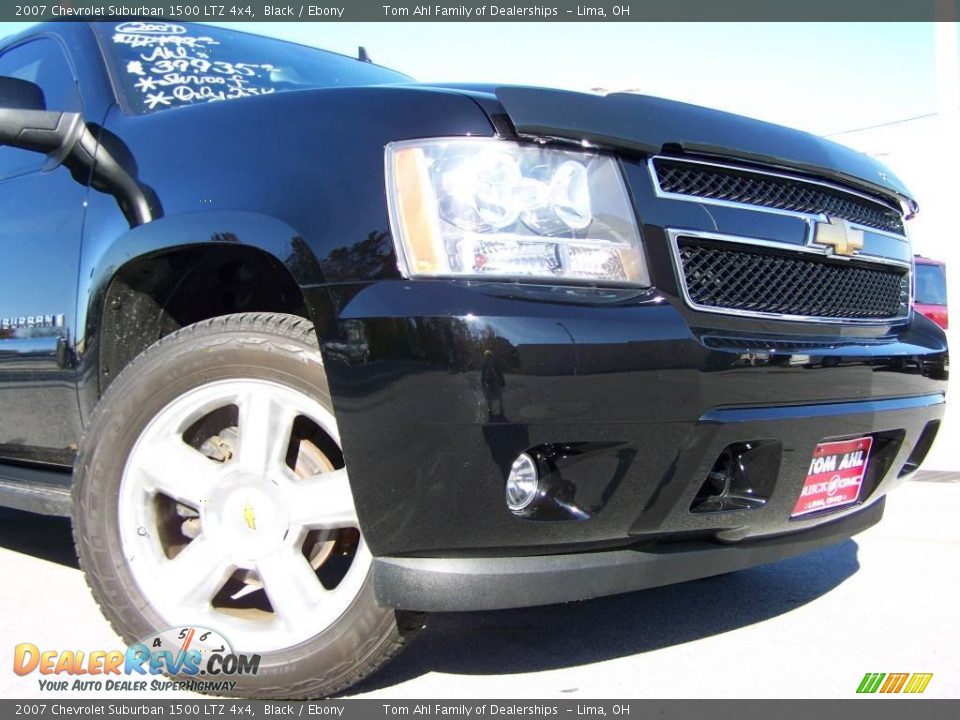 2007 Chevrolet Suburban 1500 LTZ 4x4 Black / Ebony Photo #2