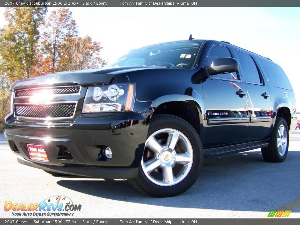 2007 Chevrolet Suburban 1500 LTZ 4x4 Black / Ebony Photo #5