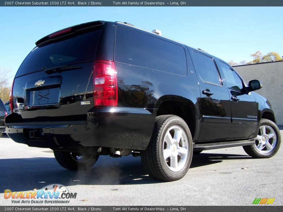 2007 Chevrolet Suburban 1500 LTZ 4x4 Black / Ebony Photo #7