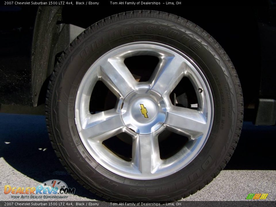 2007 Chevrolet Suburban 1500 LTZ 4x4 Black / Ebony Photo #8
