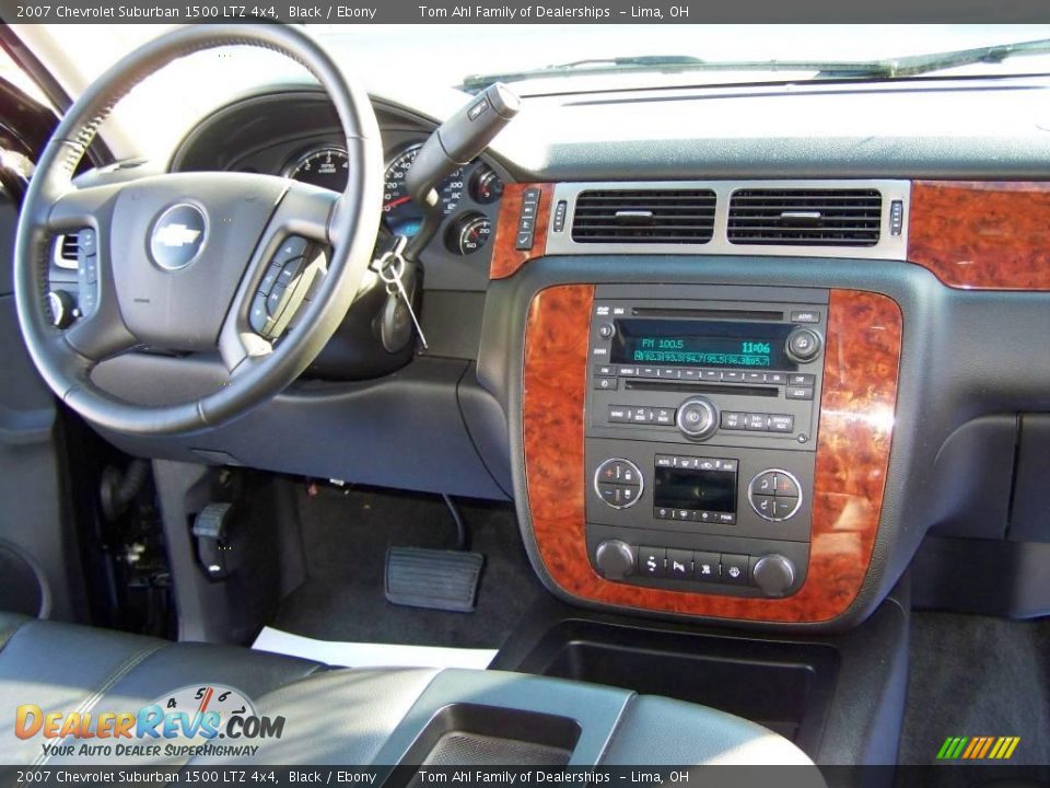 2007 Chevrolet Suburban 1500 LTZ 4x4 Black / Ebony Photo #19