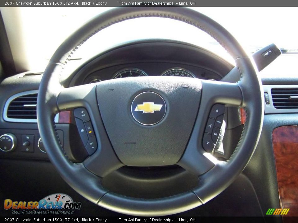 2007 Chevrolet Suburban 1500 LTZ 4x4 Black / Ebony Photo #22