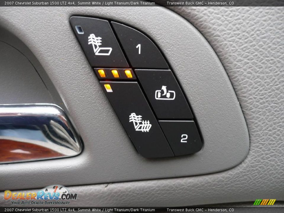 2007 Chevrolet Suburban 1500 LTZ 4x4 Summit White / Light Titanium/Dark Titanium Photo #9