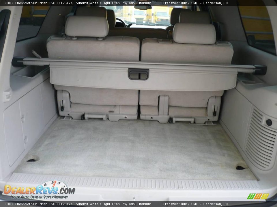 2007 Chevrolet Suburban 1500 LTZ 4x4 Summit White / Light Titanium/Dark Titanium Photo #12