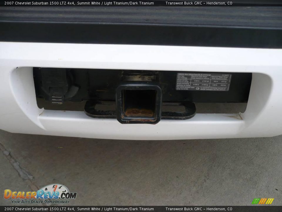 2007 Chevrolet Suburban 1500 LTZ 4x4 Summit White / Light Titanium/Dark Titanium Photo #14