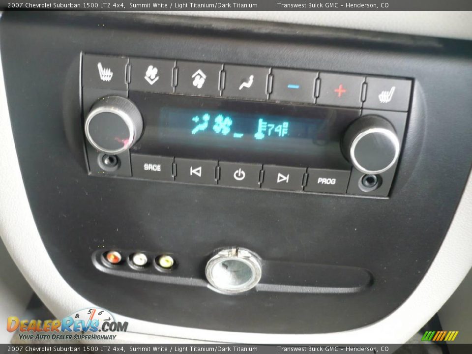 2007 Chevrolet Suburban 1500 LTZ 4x4 Summit White / Light Titanium/Dark Titanium Photo #24