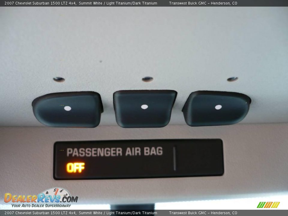 2007 Chevrolet Suburban 1500 LTZ 4x4 Summit White / Light Titanium/Dark Titanium Photo #35