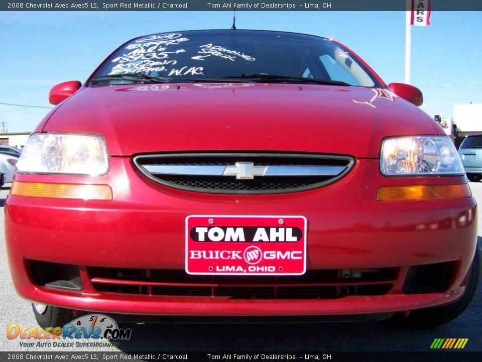 2008 Chevrolet Aveo Aveo5 LS Sport Red Metallic / Charcoal Photo #2